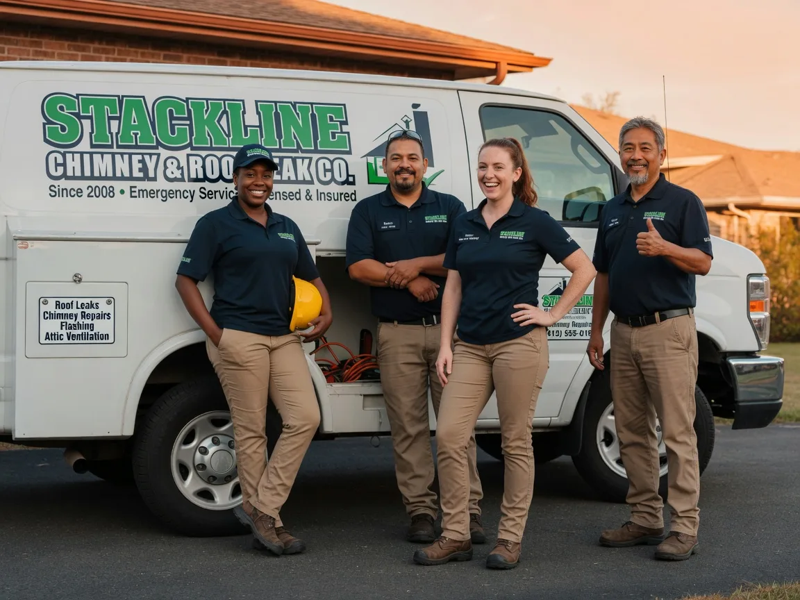 Chimney flashing repair company in Gridley, IL